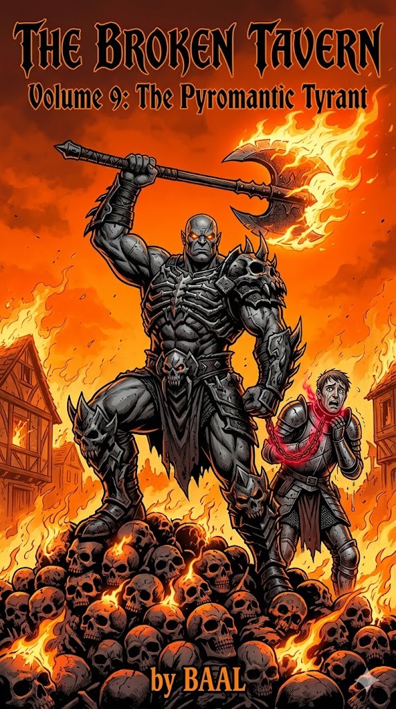 The Broken Tavern Vol 9: The Pyromantic Tyrant cover