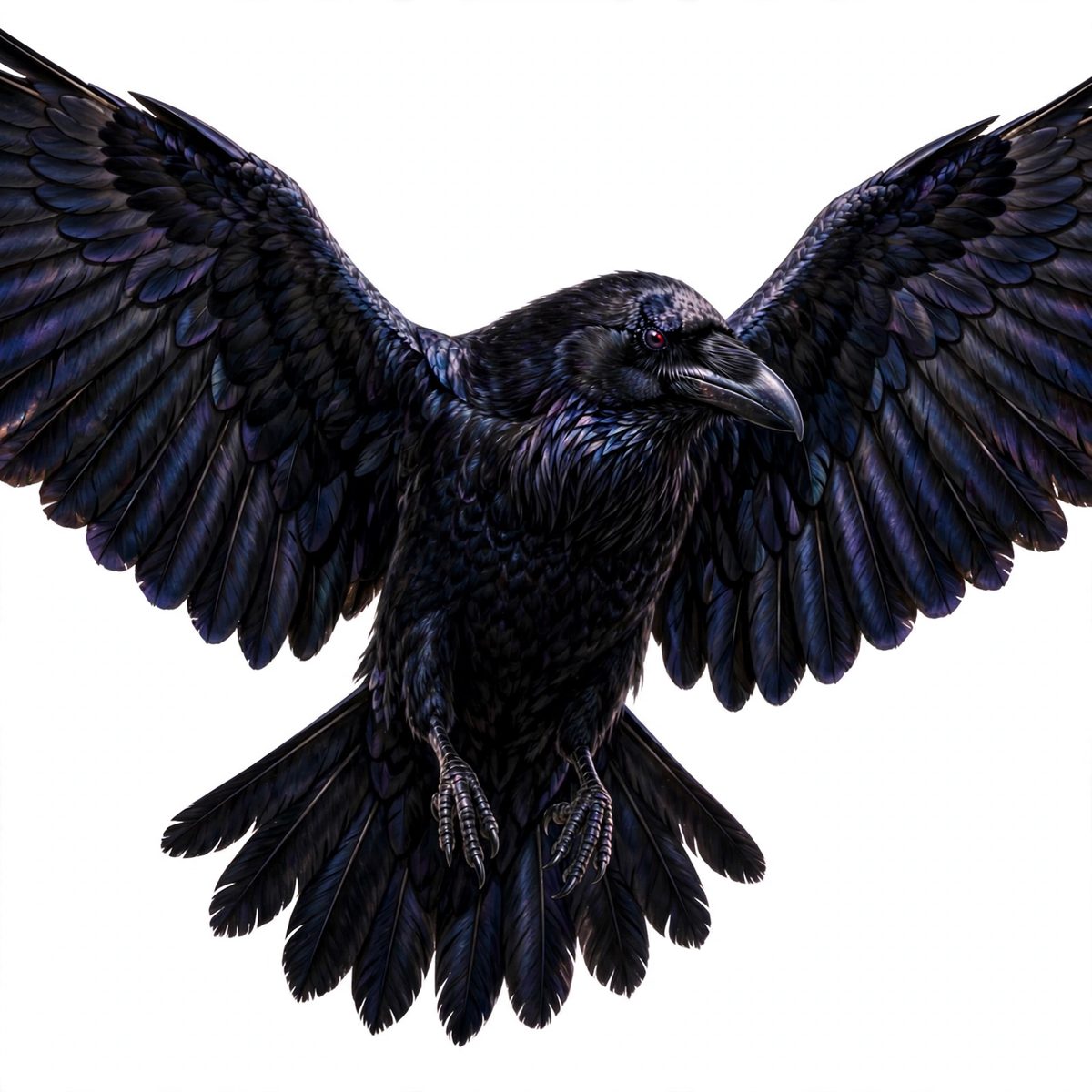 Nox the black raven design